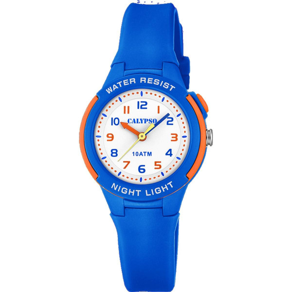 Montre Fille Calypso SWEET TIME  K6069-3 - Bracelet Résine Bleu  Bleu Calypso LES ESSENTIELS ENFANTS