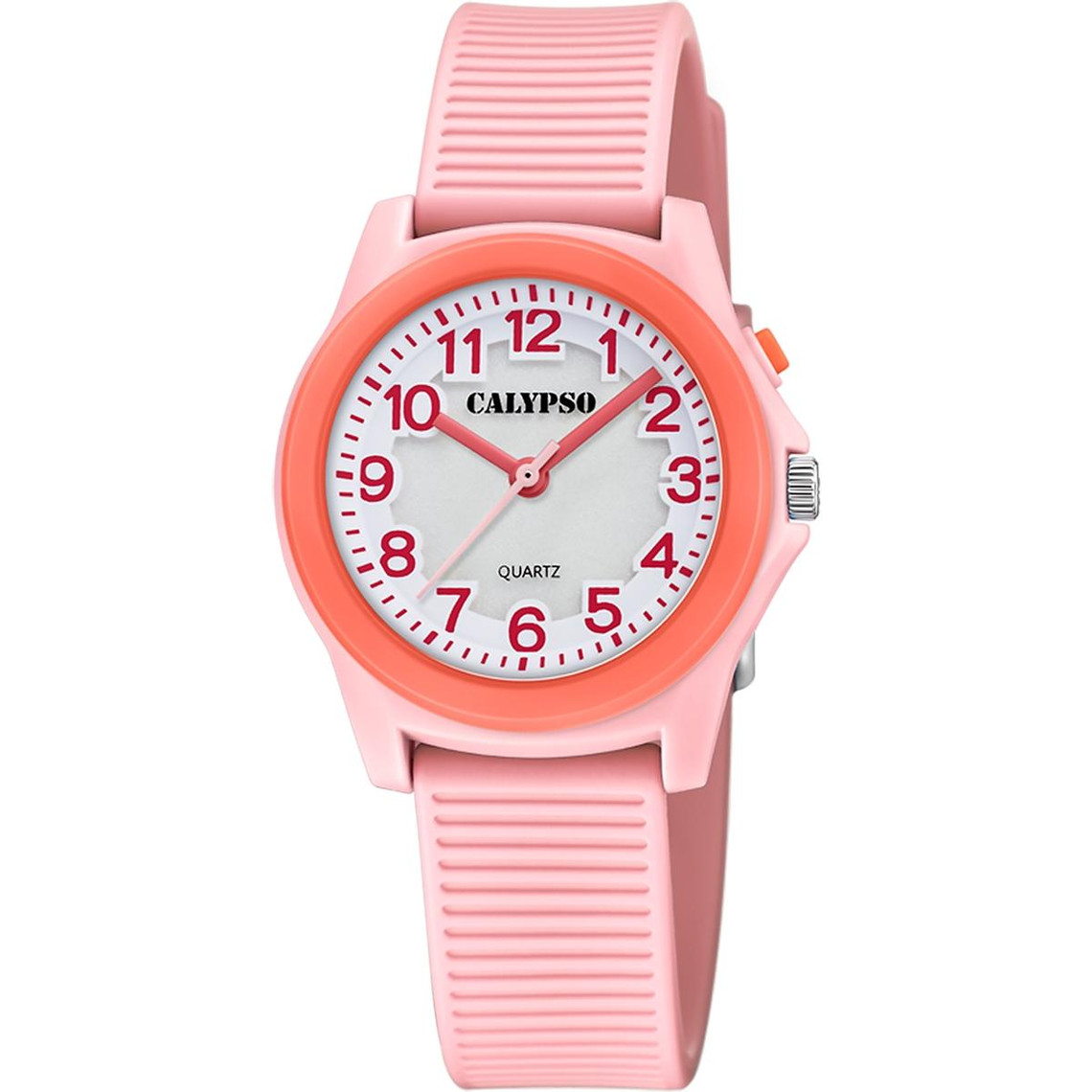 montre pour fille junior collection k5823-1 avec bracelet en résine rose