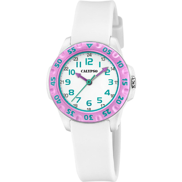 Montre fille K5829-1 - My First Watch Blanc Calypso LES ESSENTIELS ENFANTS