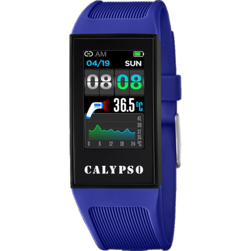 Calypso - Montre Garçon Bracelet Résine Bleu Coffret 2 bracelets K8501-2  - montres calypso