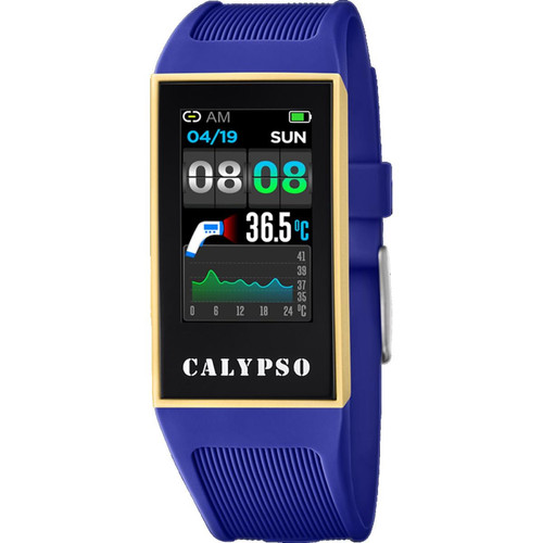Calypso - Montre Garçon Bracelet Résine Bleu Coffret 2 bracelets K8502-2  - montres calypso