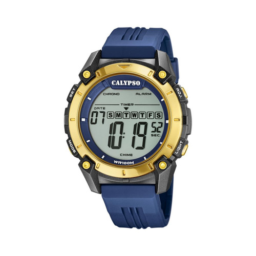 Calypso - Montre pour Homme DIGITAL FOR MAN K5814-2 avec bracelet en résine bleu - montres calypso