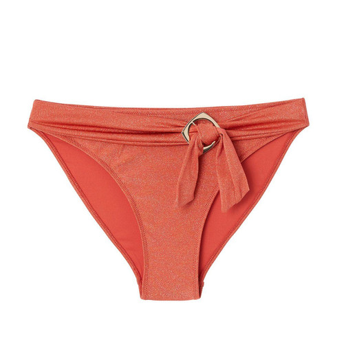 Camille Cerf x Pomm Poire - Slip de bain orange Maui - Vetements femme orange