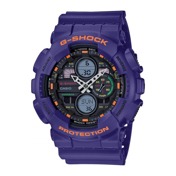 Montre Mixte Casio G-Shock GA-140-6AER -  Bracelet Résine Violet  Violet Casio LES ESSENTIELS HOMME