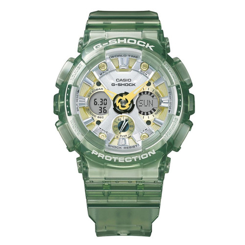 Casio - Montre homme avec bracelet en résine vert - Toutes les montres