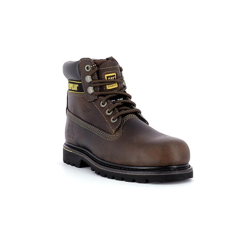 Caterpillar - Boots à lacets homme HOLTON marron foncé - Sélection Mode Fête des Pères Chaussures