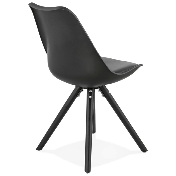 Chaise Noir design MOMO  3S. x Home
