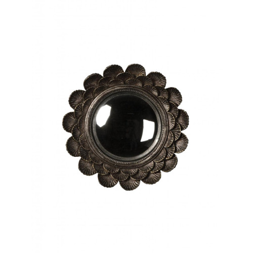 Chehoma - Miroir Convexe Coquillages Argentés - Black Friday Montre et bijoux femme
