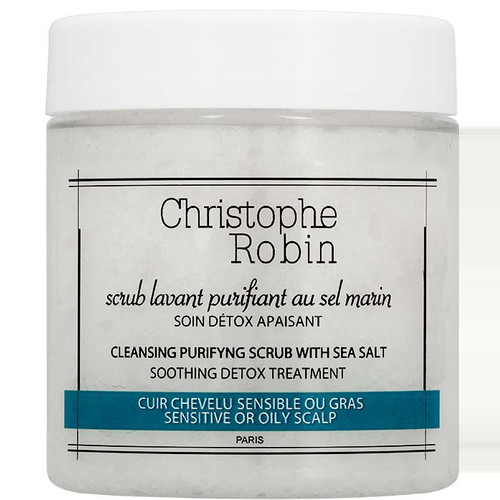 Christophe Robin - Scrub lavant purifiant cheveux au sel marin - Soins cheveux femme