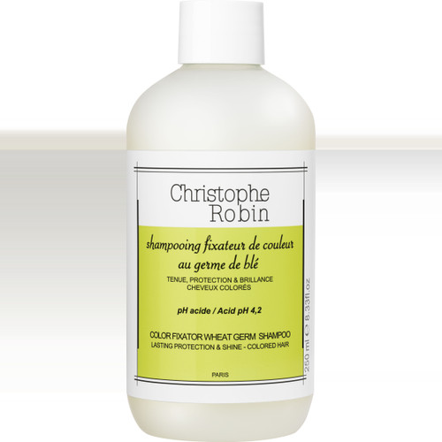 Christophe Robin - Shampooing fixateur de couleur au germe de blé - Soins cheveux femme