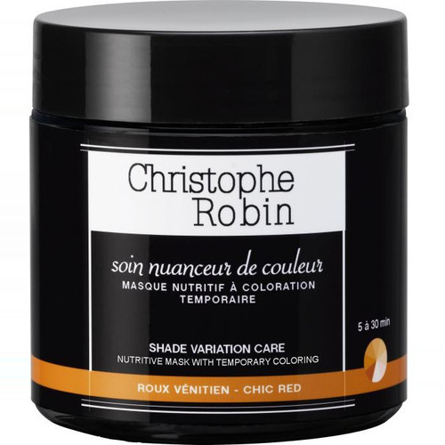 Christophe Robin - Masque nuanceur de couleur Roux Vénitien - Soins cheveux femme