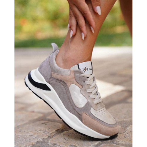 CL11 Sneakers - Baskets femme CL50 GREY - Promo Les chaussures