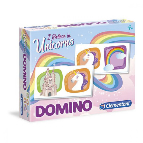 Clementoni - Domino Licornes - Jeux éducatifs