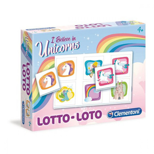 Clementoni - Loto licornes - Premiers apprentissages