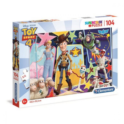 Clementoni - Puzzle SuperColor 104 pièces - Toy Story 4 - Puzzles