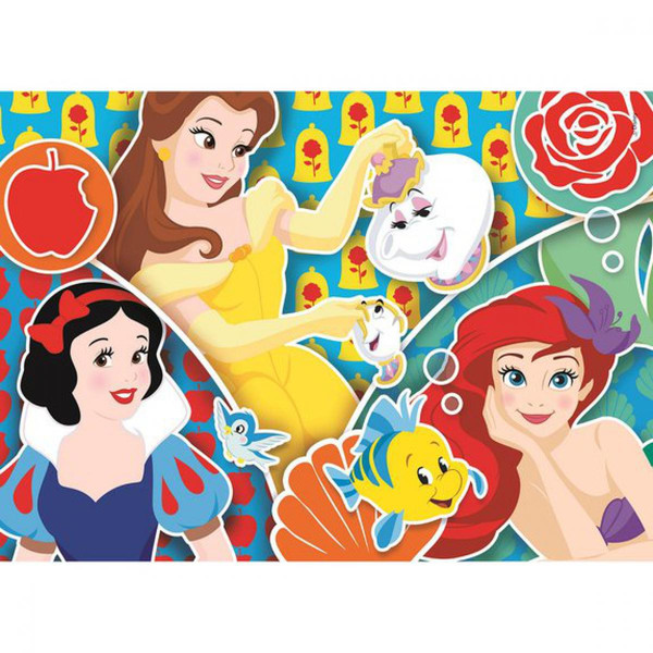 Puzzles SuperColor 2x20 pièces Disney Princesses Clementoni
