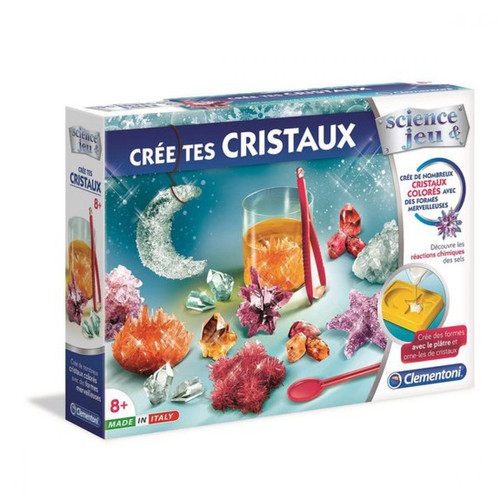 Clementoni - Science et jeu : Crée tes cristaux - Jeux éducatifs