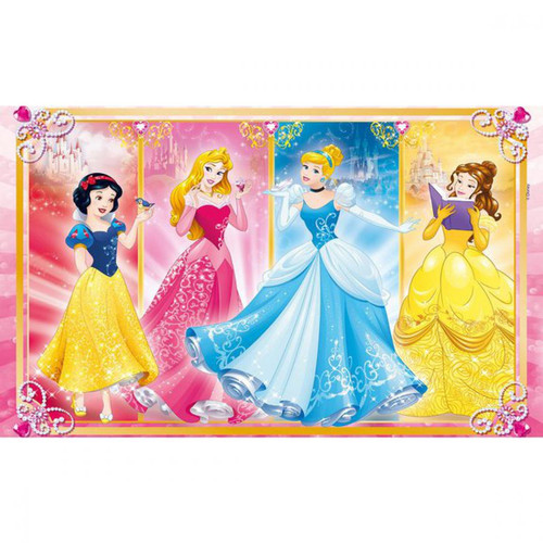 SuperColor 2x60 pièces - Disney Princesses Clementoni