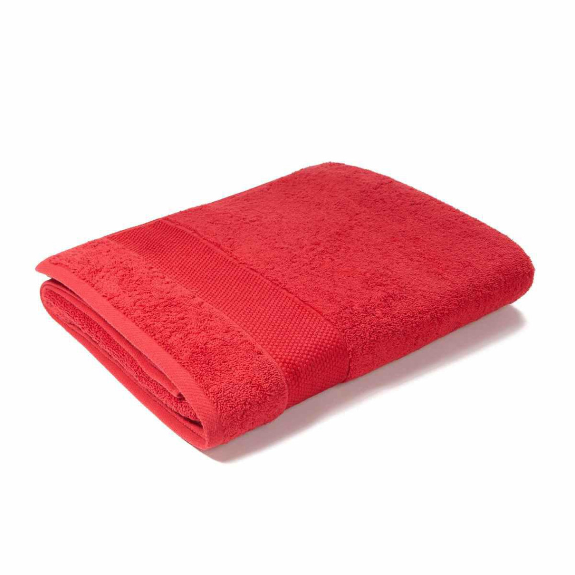 drap de bain miami 600 g/m² 100% coton rouge
