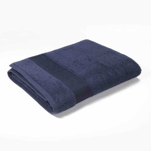 Cogal - Serviette De Bain MIAMI600 g/m² 100% Coton Bleu Orage  - Promo Serviette, drap de bain
