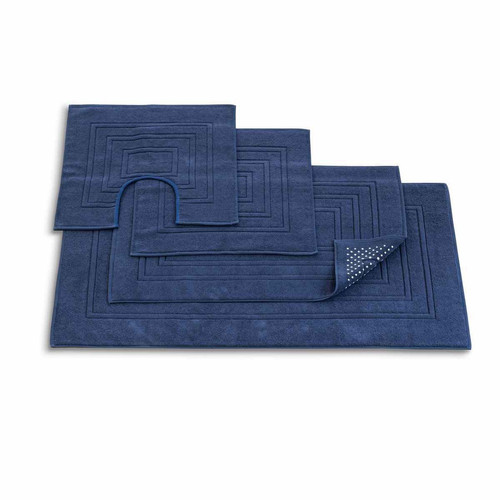 Cogal - Tapis De Bain Antidérapant HOUSTON Bleu - Promos tapis de bain