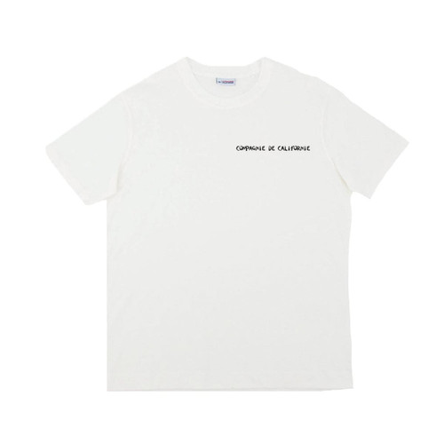 Compagnie de Californie - Tee-shirt manches courtes Coachella blanc cassé - T shirts blanc