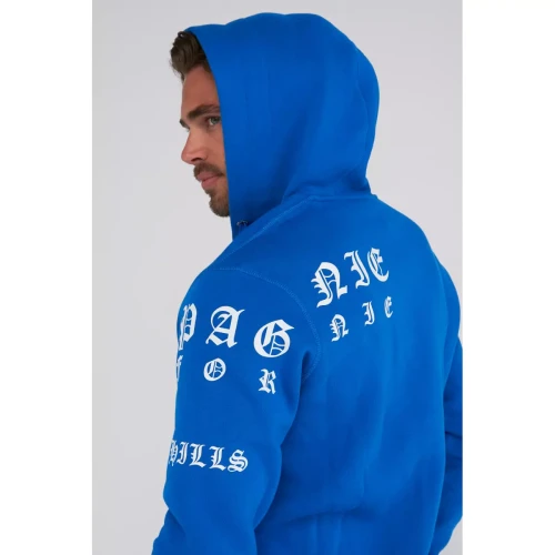 Compagnie de Californie - SWEAT ZIP CAPUCHE GOT CAL bleu cobalt - Vêtement de sport  homme
