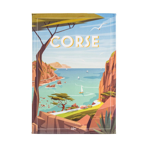Coucke - Torchon en coton imprimé, Wim Corse, Coucke - Torchon, gant et manique
