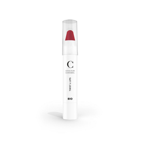 Couleur Caramel - Rouge A Lèvres Hydratant Twist & Lips -  Rose De Rouge - Lèvres
