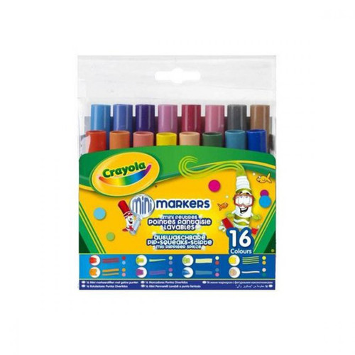 Crayola - 16 feutres fantaisie - Dessin, peinture et modelage