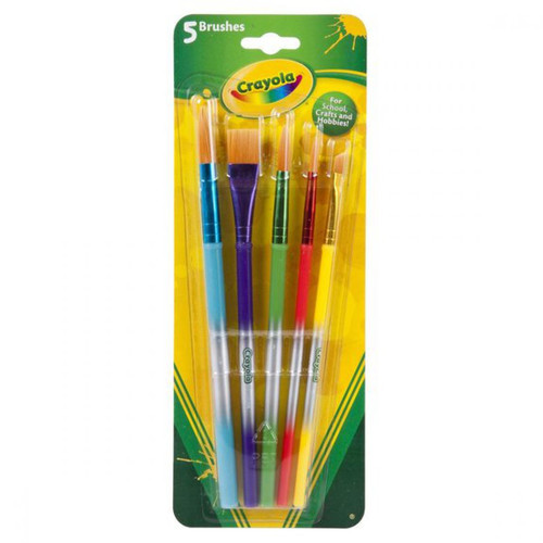 Crayola - 5 pinceaux - Jeux créatifs