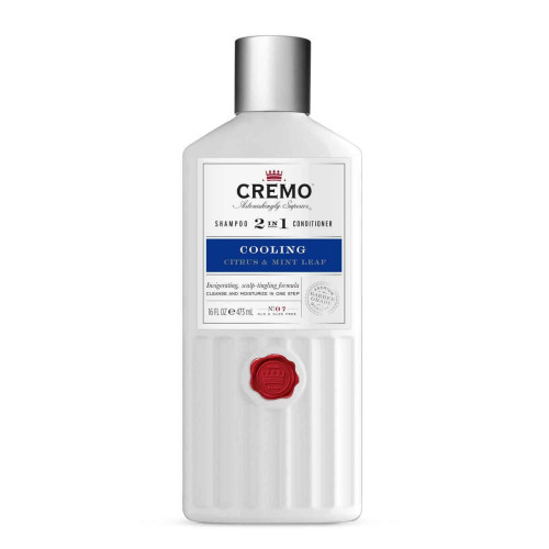 Cremo - Cooling Shampooing Et Après-Shampooing | Agrumes & Feuilles de Menthe - Soins cheveux homme