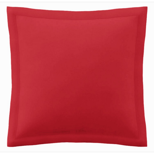 3S. x Tertio (Nos Unis) - Taie d'oreiller coton TERTIO® - Rouge Carmin - 3S. x Tertio linge de maison