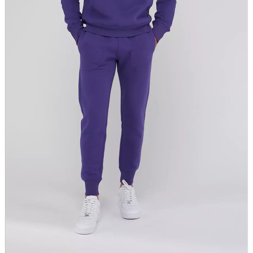 Pantalon violet Diego Classique  en coton