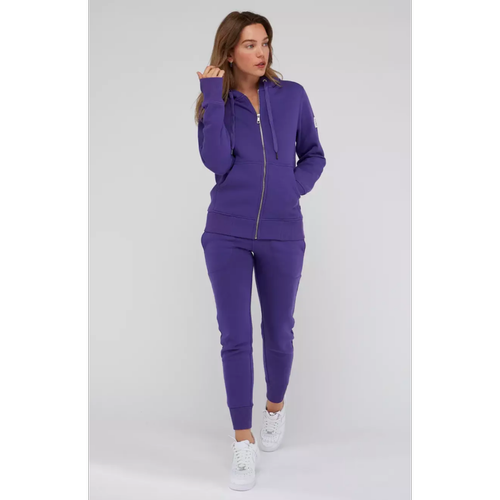 Compagnie de Californie - Sweat zippé à capuches classique violet - Vêtement de sport  homme