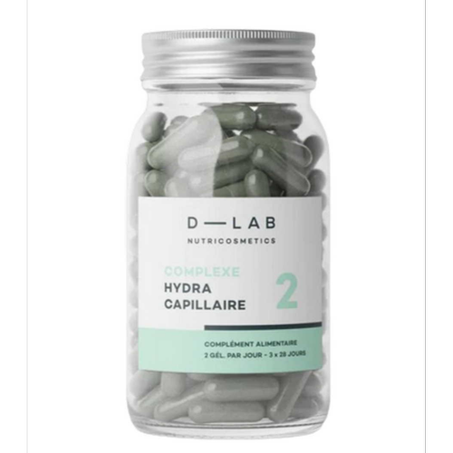 D-Lab - Complexe Hydra Capillaire 3 mois - Nourrit les Cheveux - Compléments Alimentaires