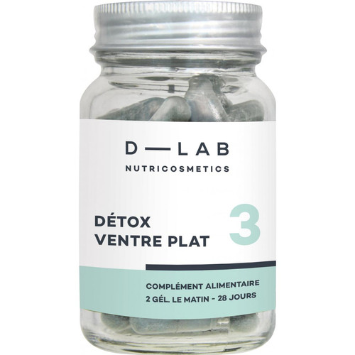 D-Lab - Détox Ventre Plat 3 flacons - Beauté Responsable