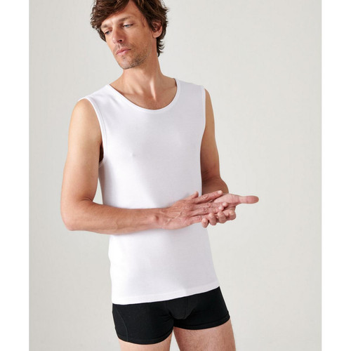 Damart - Debardeur Blanc - T-shirt / Polo homme