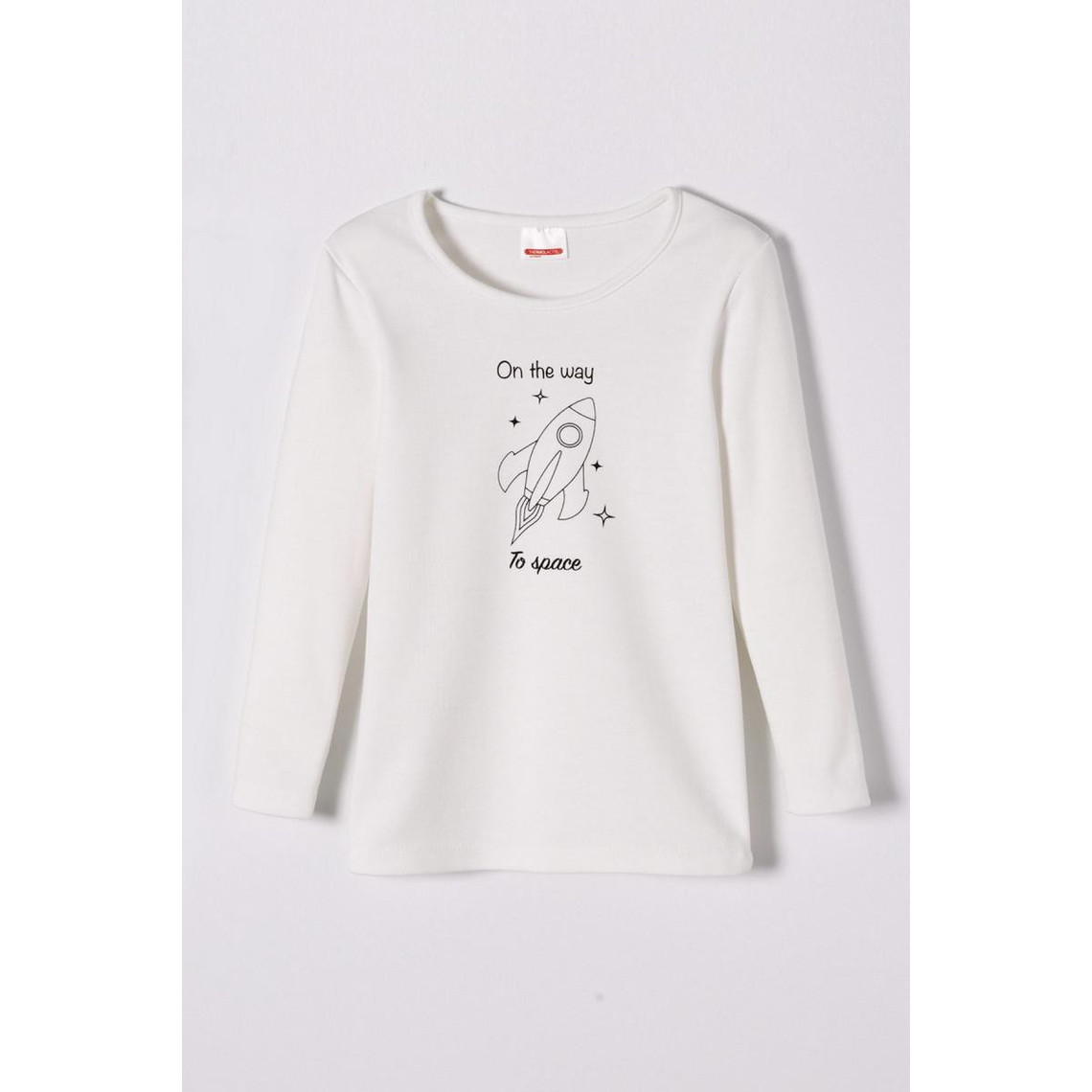 Tee Shirt Enfant Manches Longues Blanc Thermolactyl