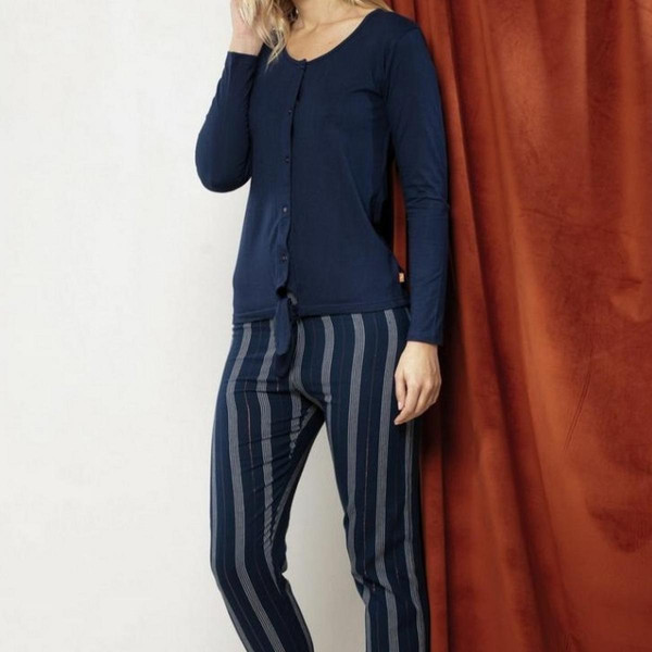 Pyjama Bleu Marine en coton Daniel Hechter Homewear Mode femme