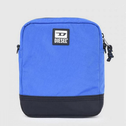 Diesel Maroquinerie - Sac bandoulière homme logo bleu électrique - Diesel - Diesel Maroquinerie