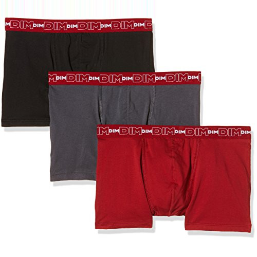 Dim Underwear - Pack de 3 boxers logotés ceinture élastique - coton stretch - Caleçon / Boxer homme