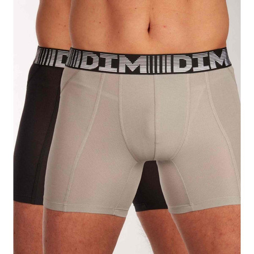 Dim Homme - Lot de 2 boxers longs multicolore - 3D FLEX AIR X2 - Dim Homme - Sous-vêtement homme & pyjama