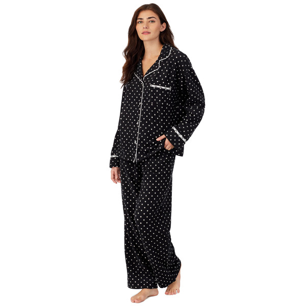Pyjama avec un pantalon et haut manches longues noir DKNY