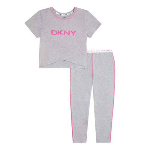 DKNY - Ensemble pyjama - T-shirt manches courtes et leggins 3/4 - Sélection  Fête des Mères La lingerie