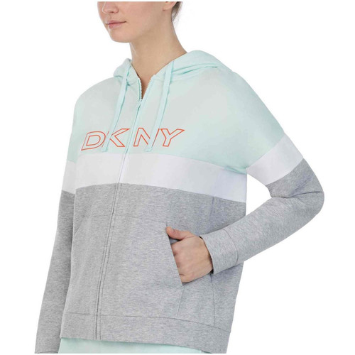DKNY - Haut de pyjama - Sweat à capuche manches longues 