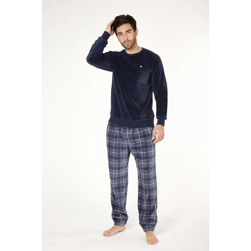 Dodo Homewear - Pyjama Homme Bleu Marine - Sous-vêtement homme & pyjama