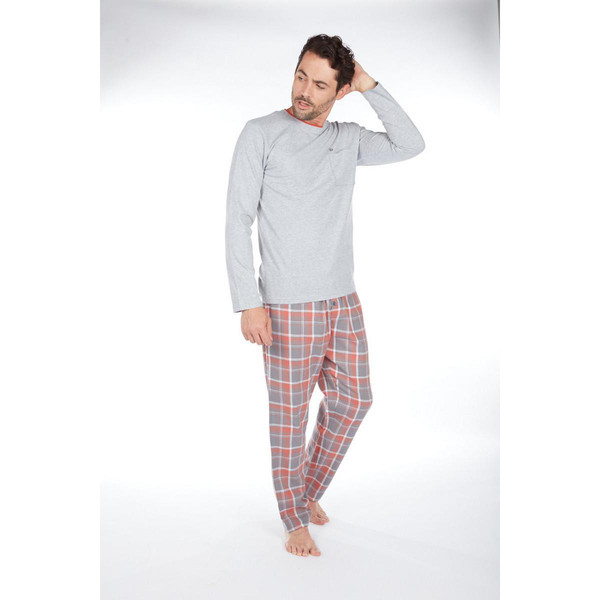 Pyjama Homme Gris chiné Dodo Homewear LES ESSENTIELS HOMME