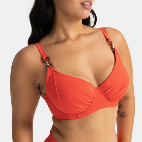 Dorina Maillots - Haut de maillot de bain - Corail - Vetements femme orange