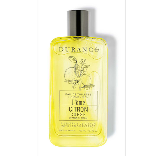 Durance - Eau de Toilette Citron Corsé à l'Extrait de Citron - Parfum Homme